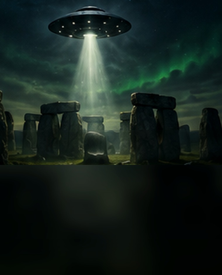 UFO in the night sky representing community discussion